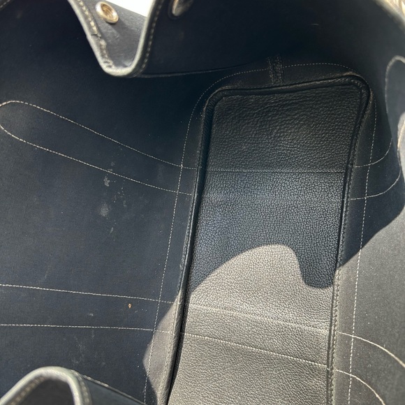 HERMÈS Black Large Garden Party 36 Canvas Bag - Picture 7 of 12